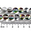 Synthetic Moonstone Beads Strands G-P528-J03-08-4
