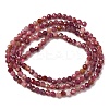 Natural Red Tourmaline Beads Strands G-A021-01D-01-5