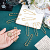 30Pcs Iron Brooch Findings  FIND-SC0020-46G-3