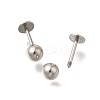 304 Stainless Steel Flat Round Ear Plugs Gauges EJEW-M019-03P-2