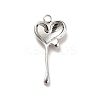Non-Tarnish 304 Stainless Steel Pendants STAS-I197-023P-3