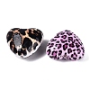 Leopard Printed Opaque Acrylic Beads OACR-Q199-06-2