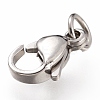 304 Stainless Steel Lobster Claw Clasps STAS-G240-01C-P-4