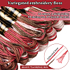 10 Skeins 6-Ply Polyester Embroidery Floss OCOR-CY0002-99D-2