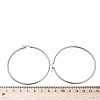 Tarnish Resistant 304 Stainless Steel Big Hoop Earrings X-EJEW-F105-02P-3