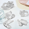 6Pcs Iron Napkin Rings AJEW-LP0002-65S-1
