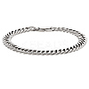 1Pc 304 Stainless Steel Cuban Link Chains Bracelets for Men & Women BJEW-LP0001-13B-P-1