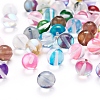 50Pcs 10 Colors Synthetic Moonstone Beads Strands G-YW0001-08-7