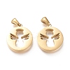 Ion Plating(IP) 304 Stainless Steel Pendants LS-STAS-F253-05G-1