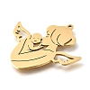 304 Stainless Steel Pendants STAS-S178-07G-2