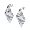 Tarnish Resistant 201 Stainless Steel Stud Earrings EJEW-K270-14P-1