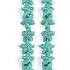 Synthetic Coral Dyed Carved Beads Strands X-CORA-K009-06A-05-1