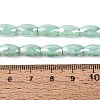 Anti-Tarnish Electroplate Glass Beads Strands EGLA-Q130-02A-06-4
