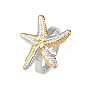 Adjustable 201 Stainless Steel Cuff Open Rings for Women RJEW-B156-02GP-01-2