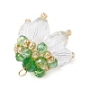 Transparent Glass Pendants PALLOY-MZ00720-04-3