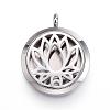 316 Surgical Stainless Steel Diffuser Locket Pendants STAS-P102-065-1