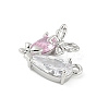Brass Micro Pave Cubic Zirconia Pendants LS-KK-M326-17-P02-2