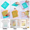 Gorgecraft 2Pcs Leaf Pattern Self-Adhesive Silk Screen Printing Stencil DIY-GF0004-13-4