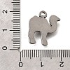 304 Stainless Steel Pendants STAS-H477-02C-P-3