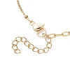 304 Stainless Steel Paperclip Chain Satellite Chain Bracelet Making BJEW-JB13072-01-4