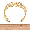 304 Stainless Steel Cuff Bangles for Women BJEW-G749-08G-5