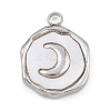 Natural White Shell Pendants STAS-D385-01A-P-1