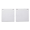 Anti-Tarnish 304 Stainless Steel Stamping Blank Tag Pendants STAS-I311-16B-P-1