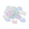 Transparent Frosted Acrylic Beads OACR-P013-32M-1