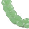 Electroplate Imitation Jade Glass Beads Strands X-EGLA-N013-J6mm-D04-3