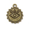 Tibetan Style Alloy Pendant Rhinestone Settings PALLOY-M198-22AB-2