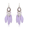 Alloy Rhinestone Teardrop Dangle Earrings FS-WGBDF6F-02-1