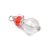 Transparent Acrylic Pendants PALLOY-JF04633-3