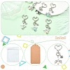 Pearlized Glass Pearl & Alloy Pendant Decorations HJEW-CJ00071-3