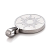 Non-Tarnish 304 Stainless Steel Pendants STAS-F252-16P-3