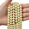 Eco-Friendly Dyed Glass Pearl Round Beads Strands HY-A002-10mm-RB012-6