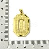 Real 18K Gold Plated Brass Micro Pave Cubic Zirconia Pendants KK-H472-14G-13-3