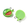 Opaque Resin Pendants RESI-S013-02E-3