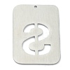 Non-Tarnish 304 Stainless Steel Pendants STAS-Y004-01P-66