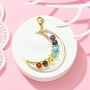 Gemstone Pendant Decorations HJEW-TA00094-2