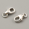Sterling Silver Lobster Claw Clasp STER-WH0008-12A-S-1