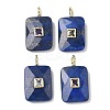 Dyed Natural Lapis Lazuli Pendants G-I391-03G-03-1