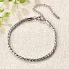 304 Stainless Steel Rope Chain Bracelets for Women BJEW-Q051-04P-1