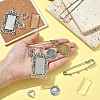 DIY Rectangle Pendant Making Kits DIY-FS0009-40-8