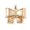 Bowknot Brass Charms LS-KK-N256-05G-1