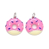 Brass Enamel Pendants KK-O140-06C-P-1