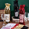 24Pcs 4 Colors Organza Wine Storage Drawstring Bags ABAG-BBC0001-28A-3