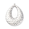 304 Stainless Steel Pendants STAS-P386-04P-C-1