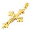 Ion Plating(IP) 304 Stainless Steel Big Pendants STAS-D110-27G-2