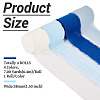 4 Rolls 4 Colors Frayed Polyester Ribbon OCOR-TA0002-87C-4