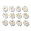 12 Constellation Natural Quartz Crystal Cabochons Set G-Q190-03C-1